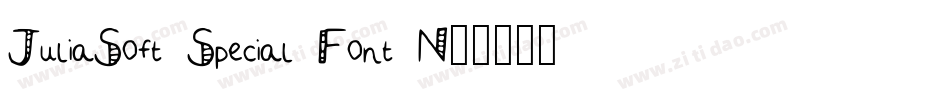 JuliaSoft Special Font N字体转换